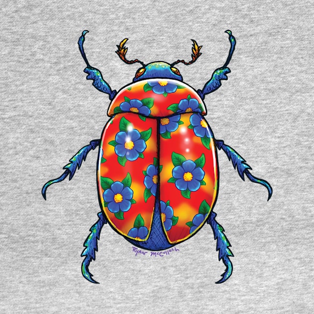 hawaiian shirt beetle by CritterArt